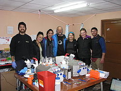 The high-altitude muscle team at Chacaltaya (Aug 2012).